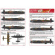 Kits World Kw148147 1/48 Decal Avro Lancasters 2014 Meeting East Kirkby England