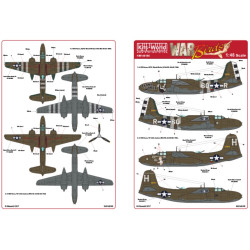Kits World Kw148165 1/48 Decal For A-20g Douglas Havoc Accessories For Aircraft