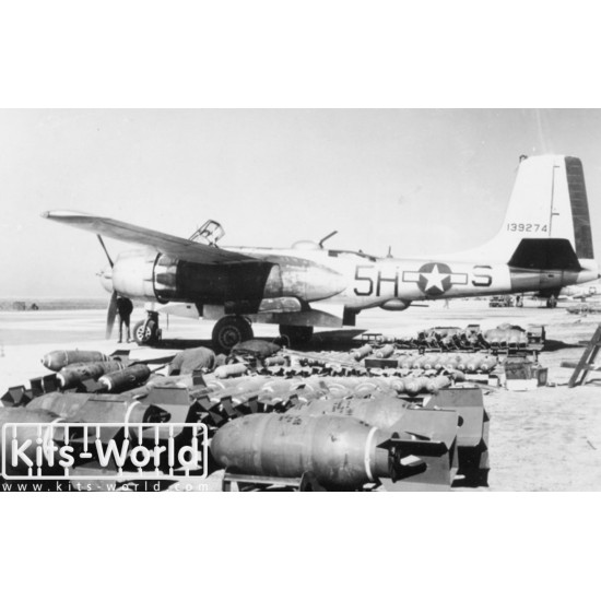 Kits World Kw148172 1/48 Decal For A-26 Douglas Invaders Accessories Kit