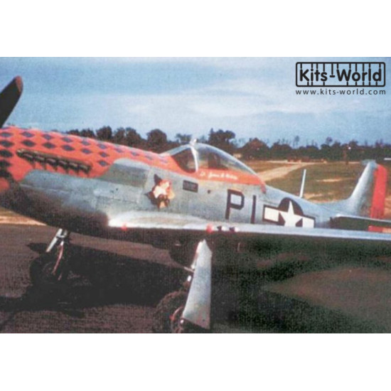 Kits World Kw148176 1/48 Decal For P-51d Mustang Lullaby For A Dream Marymae