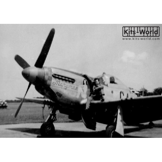 Kits World Kw148176 1/48 Decal For P-51d Mustang Lullaby For A Dream Marymae