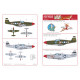 Kits World Kw148180 1/48 Decal P-51b Mustangs Accessories For Aircraft
