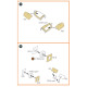 Clear Prop 72108 1/72 G 91r Painting Mask On Yellow Kabuki Paper For Meng Kits