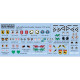 Kits World Kw172022 1/72 Decal Luftwaffe Geschwader Insignia Accessories Kit