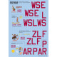 Kits World Kw172030 1/72 Decal For Lancaster Bomber Accessories For Aircraft