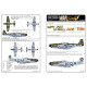 Kits World Kw172046 1/72 Decal For P-51d Mustang 20th Fighter Group
