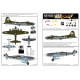 Kits World Kw172054 1/72 Decal For B-17f/G Flying Fortress Accessories Kit