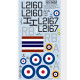 Kits World Kw172077 1/72 Decal For Mk.i Sunderlands Accessories For Aircraft