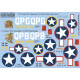 Kits World Kw172110 1/72 Decal For P-47c Razorback Thunderbolts Accessories Kit
