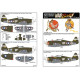 Kits World Kw172111 1/72 Decal For P-47c/D Razorback Thunderbolts Accessories