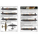 Kits World Kw172120 1/72 Decal For Avro Lancasters 2014 Meeting East Kirkby England