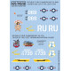 Kits World Kw172152 1/72 Decal F-105d Thunderchiefs Cherry Girl Queen Of The Fleet