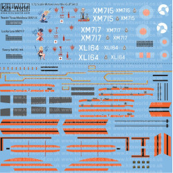 Kits World Kw172161 1/72 Decal For Handley Page Victors Set 2 Accessories Kit