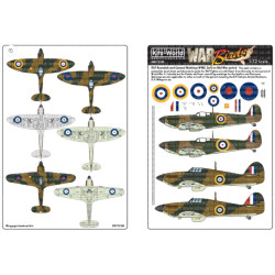 Kits World Kw172180 1/72 Raf Roundels And General Markings Ww2 Early To Mid War