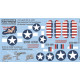 Kits World Kw172190 1/72 Decal For B-25c North American B-25 Mitchell