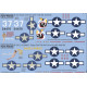 Kits World Kw172198 1/72 Decal For North American B-25g/H Mitchell