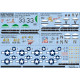 Kits World Kw172207 1/72 Decal P-38 Lightnings Of The Pacific Late War Set One
