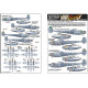 Kits World Kw172207 1/72 Decal P-38 Lightnings Of The Pacific Late War Set One