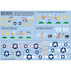 Kits World Kw172208 1/72 Decal P-38 Lightnings Of The Pacific Late War Set Two Kits World Kw172208 1/72 Decal P-38 Lightnings Of The Pacific Late War Set Two