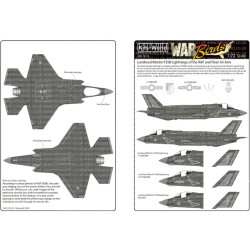 Kits World Kw172212 1/72 F35b Lockheed/Martin F35b Lightnings Of The Raf And Fleet Air Arm