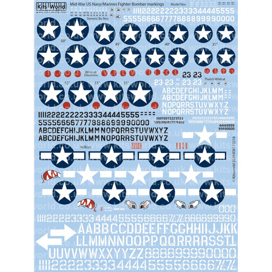 Kits World Kw172218 1/72 Decal For U.s. Navy And Marine Markings Accessories Kit Kits World Kw172218 1/72 Decal For U.s. Navy And Marine Markings Accessories Kit