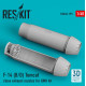 Reskit Rsu48-0195 1/48 F14 B D Tomcat Close Exhaust Nozzles For Gwh Kit 3d Printing