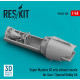 Reskit Rsu48-0348 1/48 Super Mystere B2 Early Exhaust Nozzle For Azur Special Hobby Kit 3d Printed