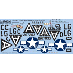 Kits World Kw172172 1/72 Douglas Dakota C-47 Southern Cross Tico Belle Placid Lassie