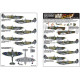 Kits World Kw172243 1/72 Decal For Spitfire Nose Art- Lettering-numbers