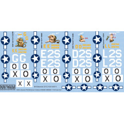 Kits World Kw144011 1/144 Decal For B-24 Liberators Accessories For Aircraft