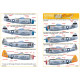 Kits World Kw144027 1/144 Decal For P-47d Thunderbolt Bubbletops Accessories Kit