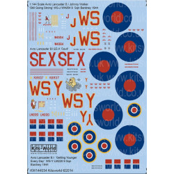 Kits World Kw144034 1/144 Decal For Bi Avro Lancaster Accessories For Aircraft