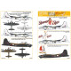 Kits World Kw144045 1/144 Decal For Boeing B-17s Mkiiis 214 251 Squadrons
