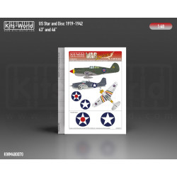 Kits World Kwm480070 1/48 Mask For Usaaf Star And Disc 43inch - 46inch 1919 1942
