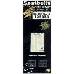 Hgw 132028 1/32 Seatbelts For Roland D.via For Wingnut Wings Kits