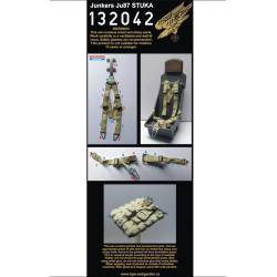 Hgw 132042 1/32 Seatbelts For Junkers Ju 87 Stuka For Hasegawa And Revell Kits