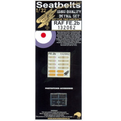 Hgw 132062 1/32 Seatbelts For Raf Fe.2b For Wingnut Wings Kits