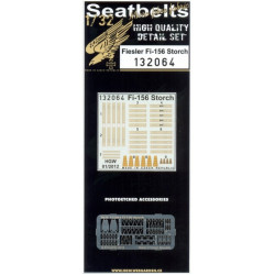 Hgw 132064 1/32 Seatbelts For Fiesler Fi-156 Storch Accessories For Aircraft