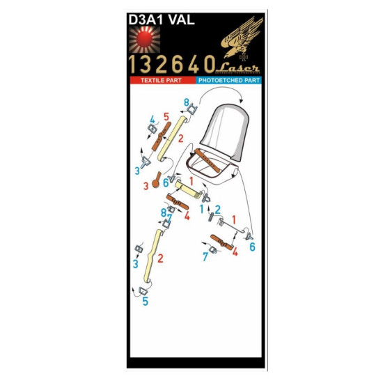 Hgw 132640 1/32 Seatbelts For D3a1 Val Accessories For Aircraft