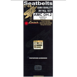 Hgw 148524 1/48 Seatbelts For Dh.2 Accessories For Aircraft