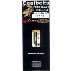 Hgw 148531 1/48 Seatbelts For Iljuschin Il-2 For Tamiya, Eduard, Italeri