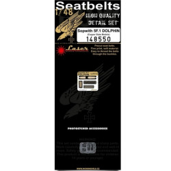Hgw 148550 1/48 Seatbelts For Sopwith 5f.1 Dolphin Accessories For Aircraft