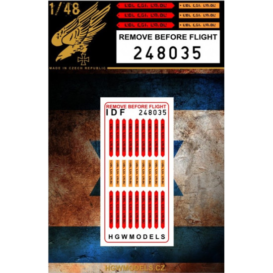 Hgw 248035 1/48 Remove Before Flight Easy Belts Accessories For Aircraft
