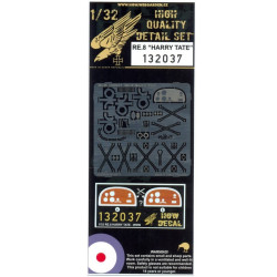 Hgw 132037 1/32 Photo-etched And Decal For Re.8 Harry Tate Interior For Wingnut Wings