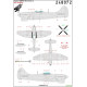 Hgw 248072 1/48 Decal For Hawker Tempest Mk.v Series 2 Stencils Accessories Kit