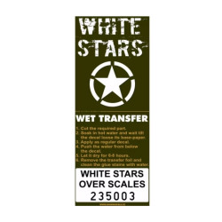 Hgw 235003 1/35 Decal White Stars Over Scales Accessories For Aircraft