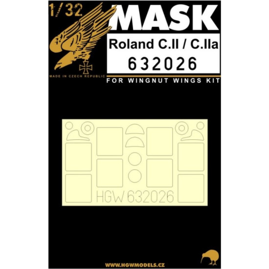 Hgw 632026 1/32 Mask For Roland C.ii And C.iia For Wingnut Wings Accessories Kit