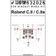 Hgw 632026 1/32 Mask For Roland C.ii And C.iia For Wingnut Wings Accessories Kit