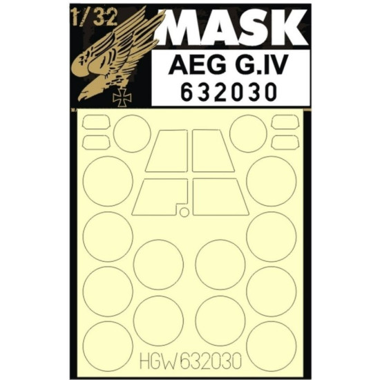 Hgw 632030 1/32 Mask For Aeg G.iv For Wingnut Wings Accessories Kit