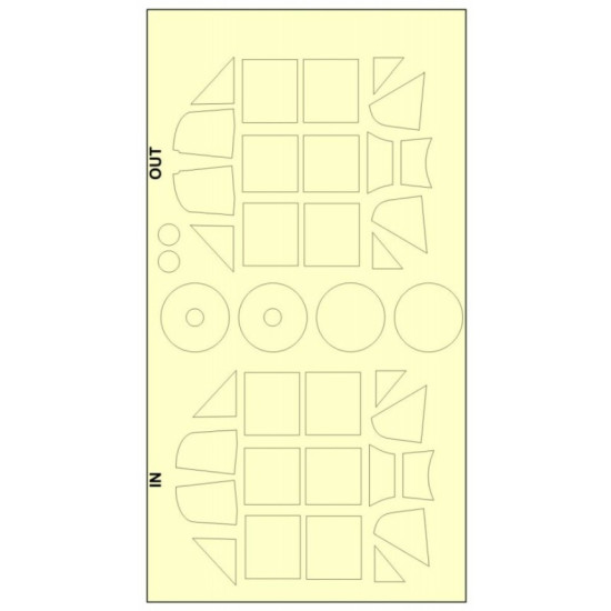 Hgw 632432 1/32 Inside And Outside Canopy Mask For Bf109e-4/7 For Hgw, Dragon